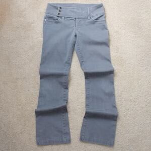 Gray United Colors of Benetton Y2K Corduroy Flared Jeans